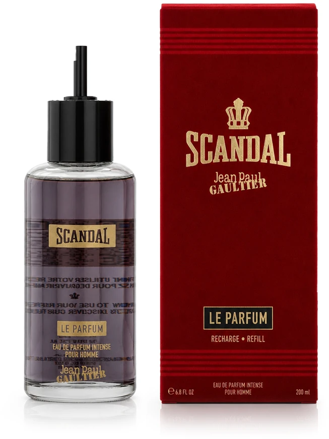 Jean Paul Gaultier Scandal Pour Homme Le Parfum EDP Intense Refill intensyvaus parfumuoto vandens vyrams papildymas, 200 ml