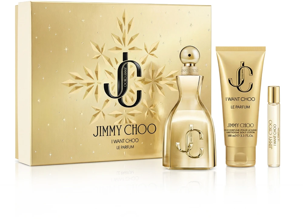 Set Jimmy Choo I Want Choo Parfum 100ml + Parfum 7,5ml + Losjonas kūnui 100ml