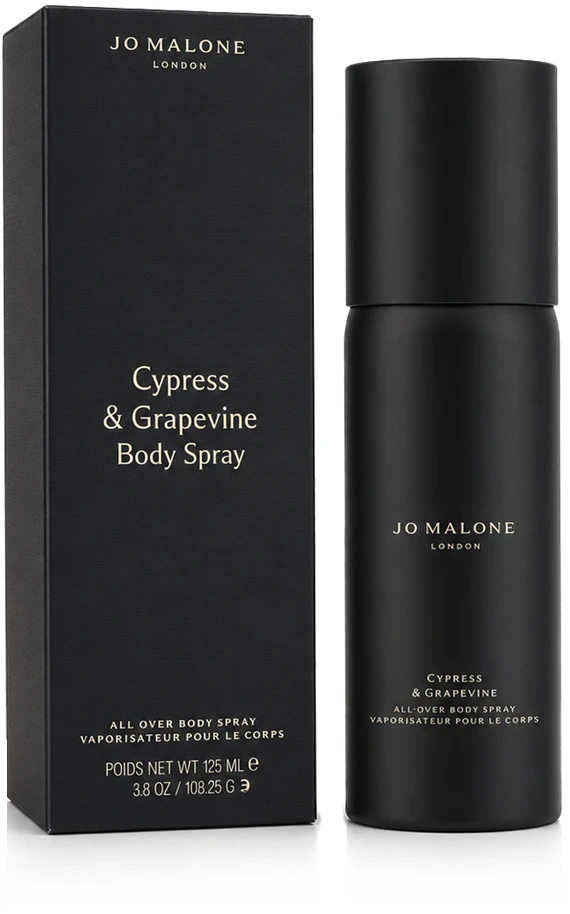 Jo Malone kiparisų ir vynuogių kūno purškiklis 125 ml