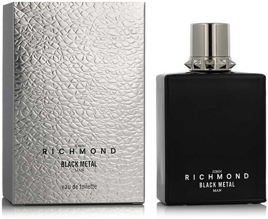 John Richmond Juodas Metal EDT tualetinis vanduo vyrams, 100 ml