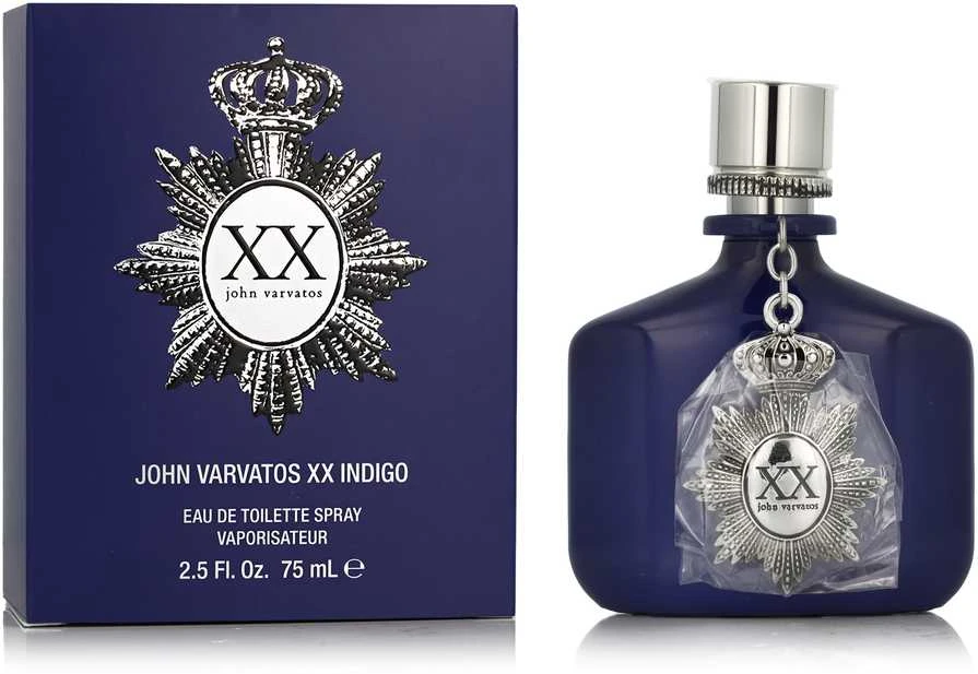 John Varvatos XX Indigo EDT tualetinis vanduo vyrams, 75 ml