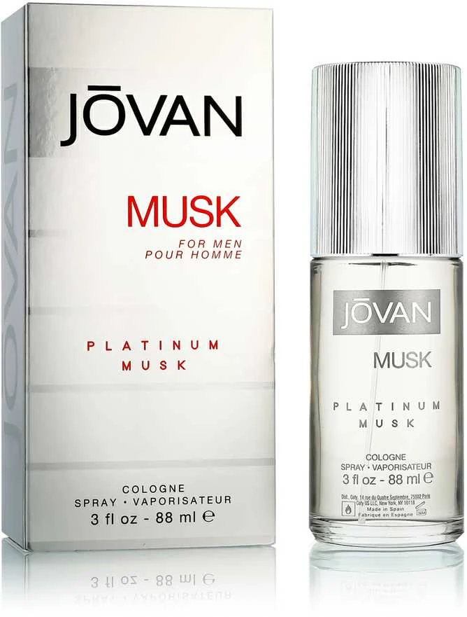 Jövan Musk Platinum Musk EDC odekolonas vyrams, 88 ml