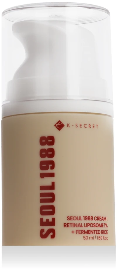 K-Secret Seoul 1988 Face Kreminis Retinal Liposome 1% + Fermented Rice veido kremas, 50 ml