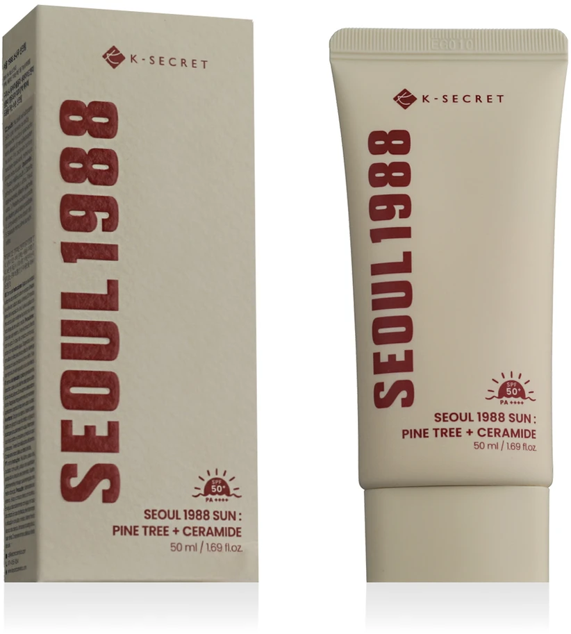 KSECRET - SEOUL 1988 Apsauga nuo saulės: pušis + keramidas SPF 50+ PA++++ - 50 ml