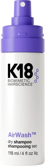 K18 AirWash Neaerozolinis sausas šampūnas, 118 ml