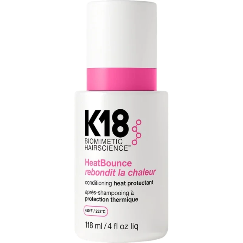 K18 HeatBounce Conditioning Heat Protectant Nenuplaunamas kondicionierius su apsauga nuo karščio, 118 ml