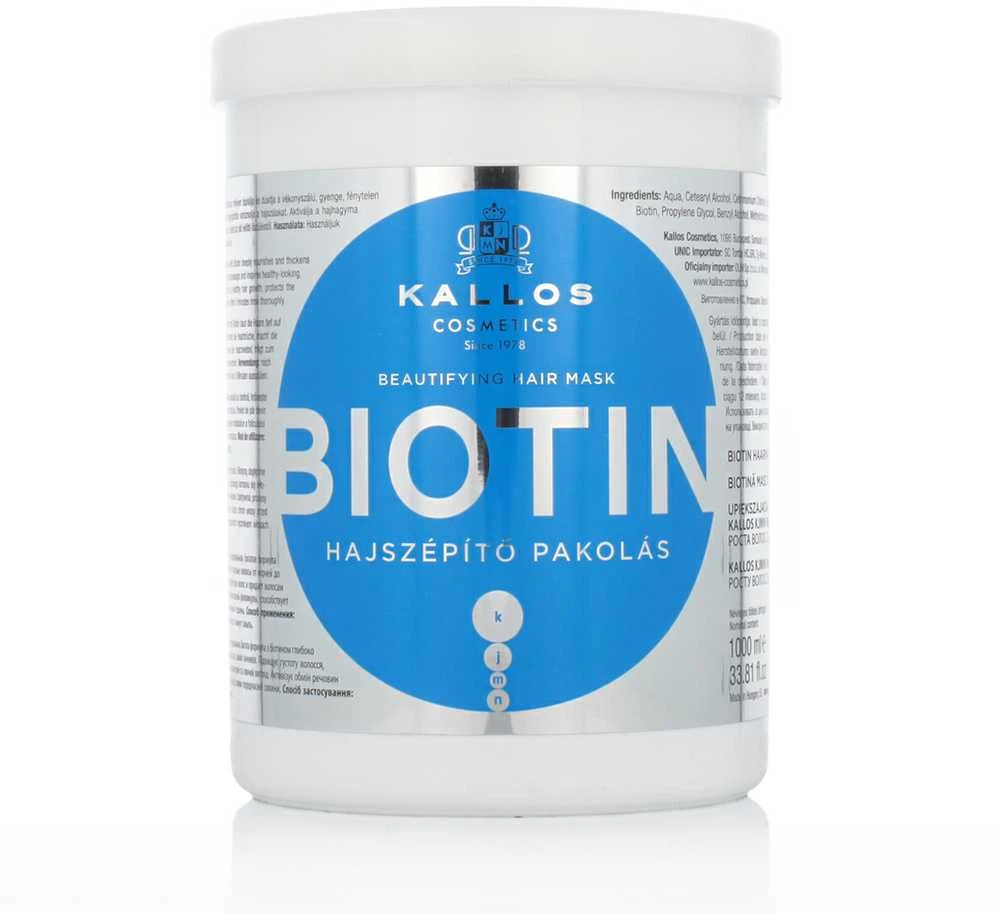 Plaukų augimą skatinanti kaukė Kallos BIOTIN Beautifying Hair Mask 1000ml