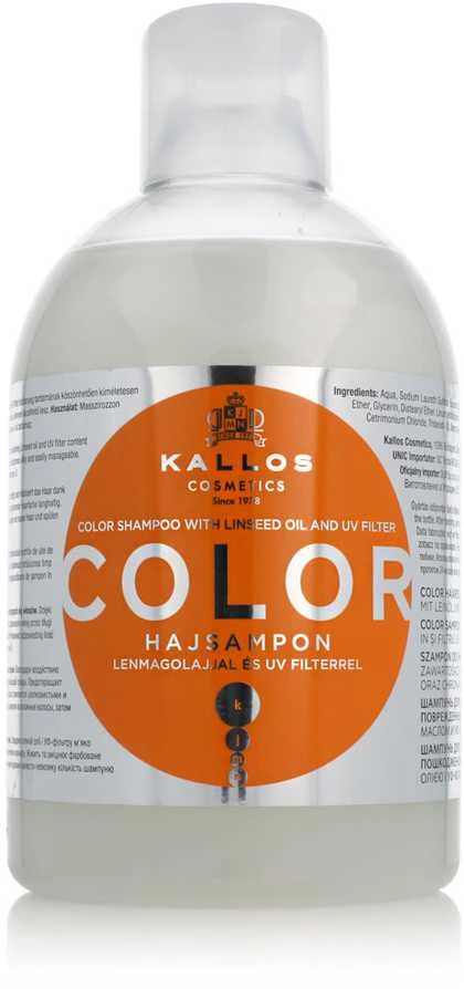 Šampūnas dažytiems plaukams Kallos Color 1000ml