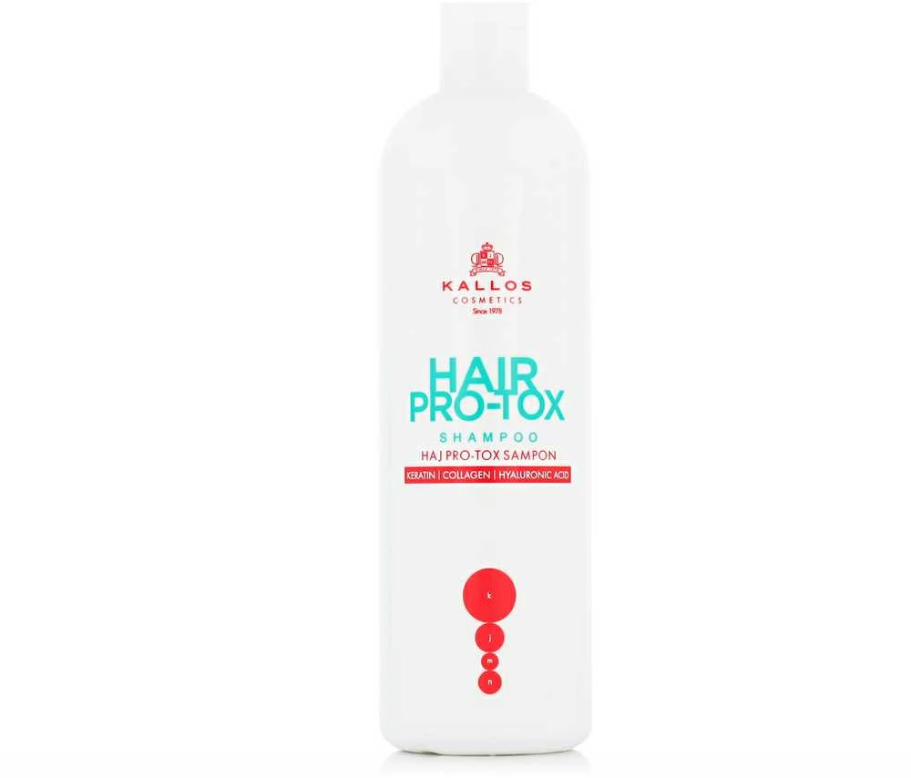 Plaukus stiprinantis ir maitinantis šampūnas Kallos Hair Pro-Tox Šampūnas 500ml
