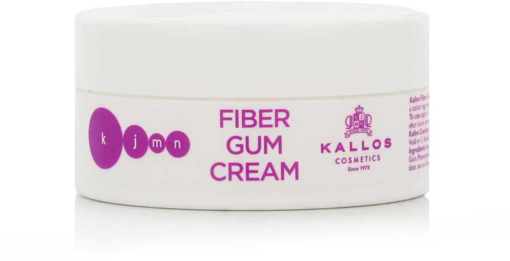 Kallos Cosmetics KJMN Fiber Gum Kreminis For Definition and Hair Styling plaukų modeliavimo guma, 100 ml
