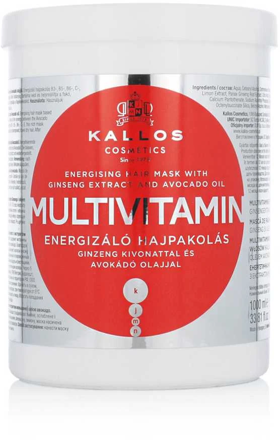 Kallos Cosmetics Multivitamin Energising Hair Mask plaukų kaukė, 1000 ml