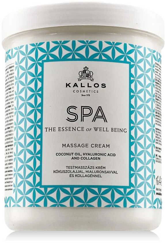 Masažinis kremas Kallos SPA Massage Kreminis 1000 ml