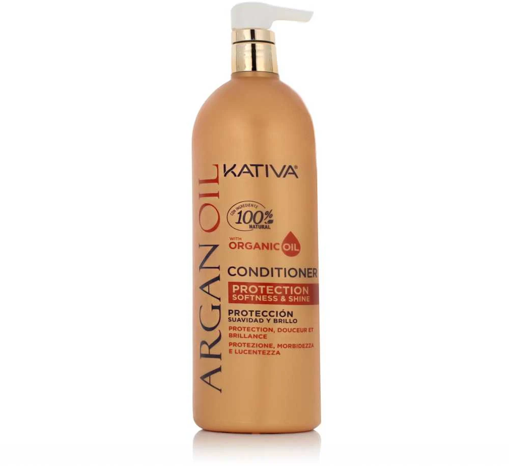 „Kativa“ argano aliejaus kondicionierius, apsaugantis ir švelnus, žvilgantis, 1000 ml