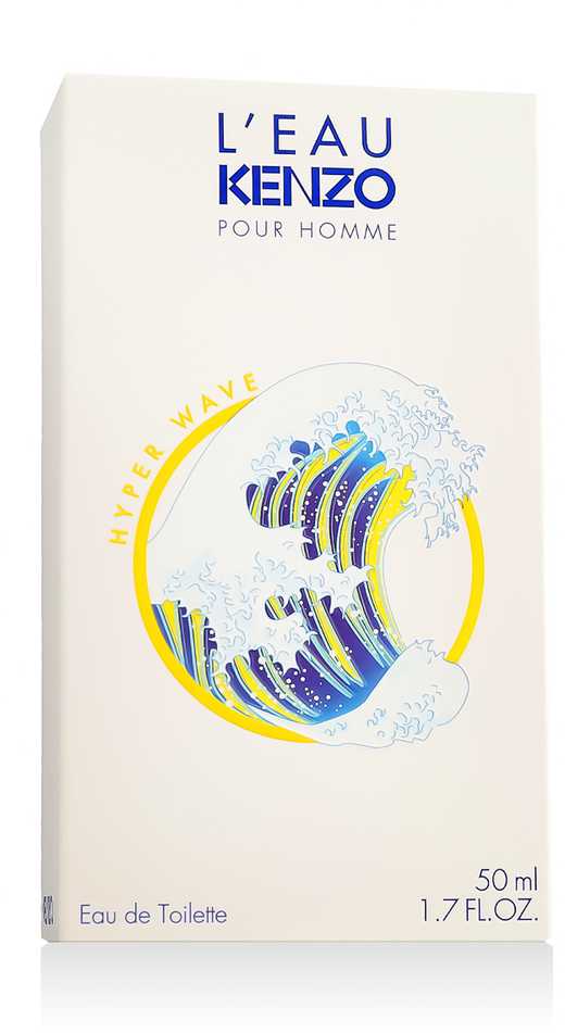 KENZO L´Eau Kenzo Pour Homme Hyper Wave EDT tualetinis vanduo vyrams, 50 ml