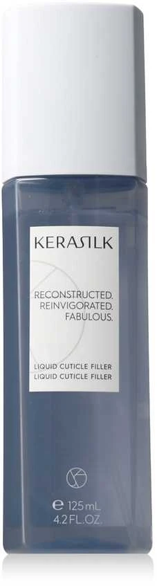 Kerasilk Specialists Liquid Cuticle Filler karščiu aktyvuojamas atkuriantis purškiklis plaukams, 125 ml
