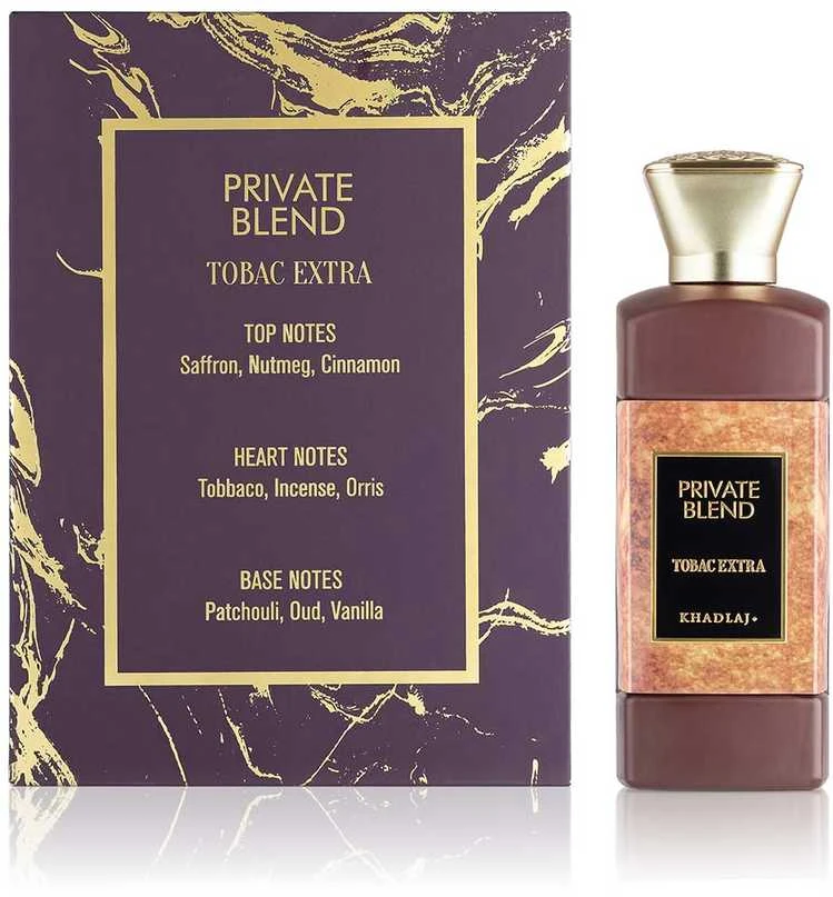 Khadlaj Private Blend Tobac Extra EDP parfumuotas vanduo vyrams, 100 ml