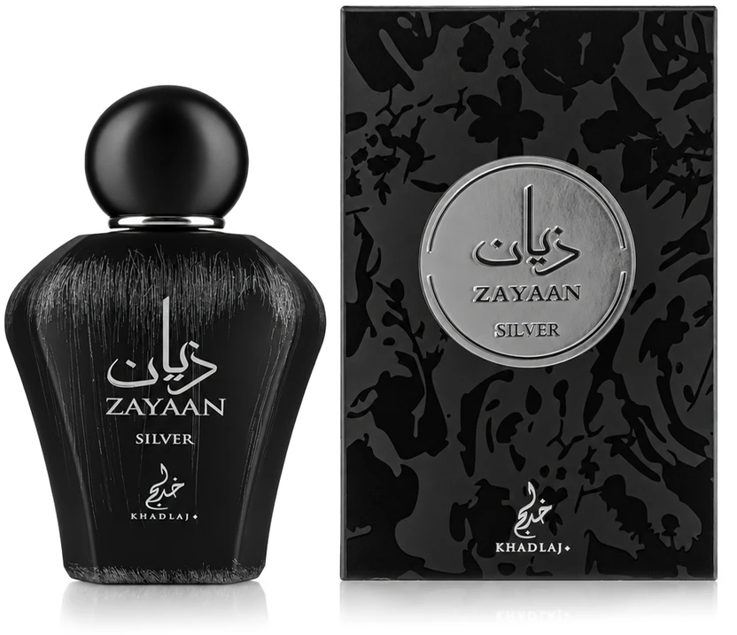 Khadlaj , Zayaan Sidabrinis, Eau De Parfum, Unisex, 100 ml Unisex