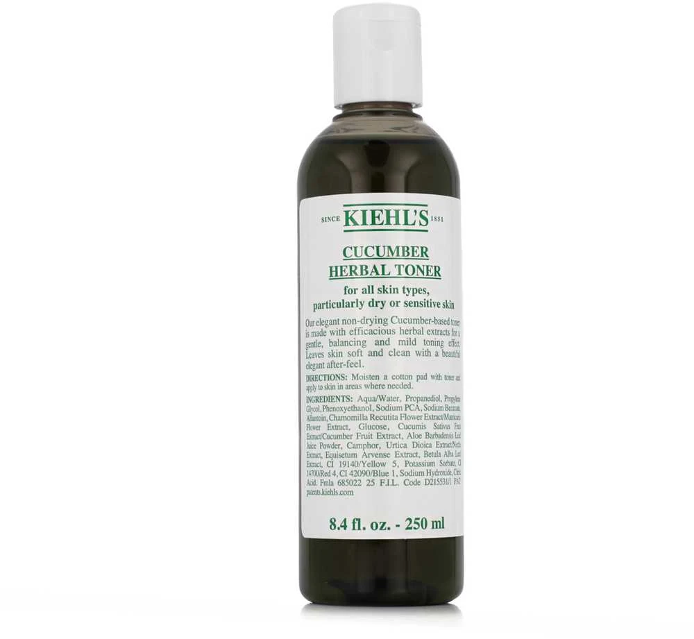 Kiehl´s Kiehl's Cucumber Herbal Alcohol Free Toneris veido tonikas sausai ir jautriai odai be alkoholio, 250 ml