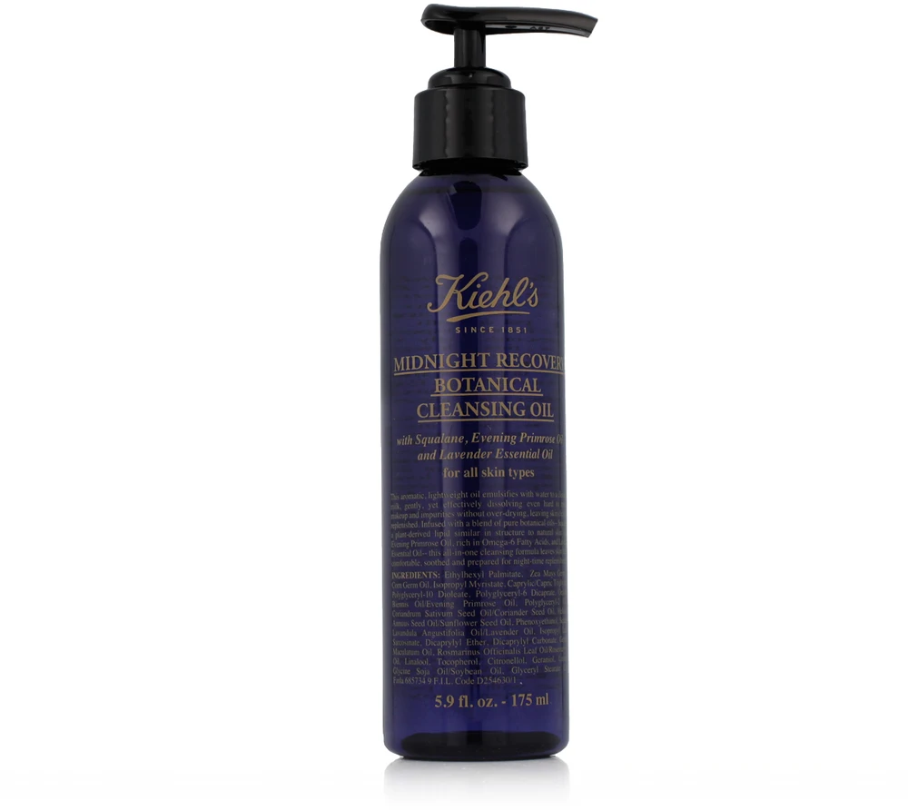 Kiehl´s Kiehl's Midnight Recovery Botanical Cleansing Oil valomasis veido aliejus, 175 ml