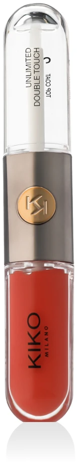 KIKO MILANO Unlimited Double Touch Liquid Lip Colour (113 Satin Coral) 2 x 3 ml