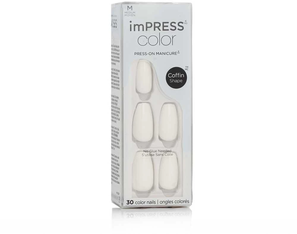 KISS IMPRESS COLOR priklijuojami nagai (30 vnt.)