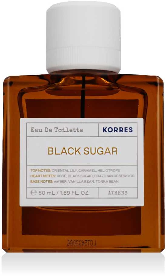 Korres Juodas Sugar EDT tualetinis vanduo Unisex, 50 ml