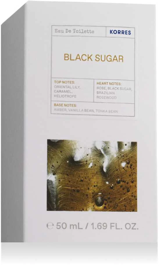 Korres Juodas Sugar EDT tualetinis vanduo Unisex, 50 ml