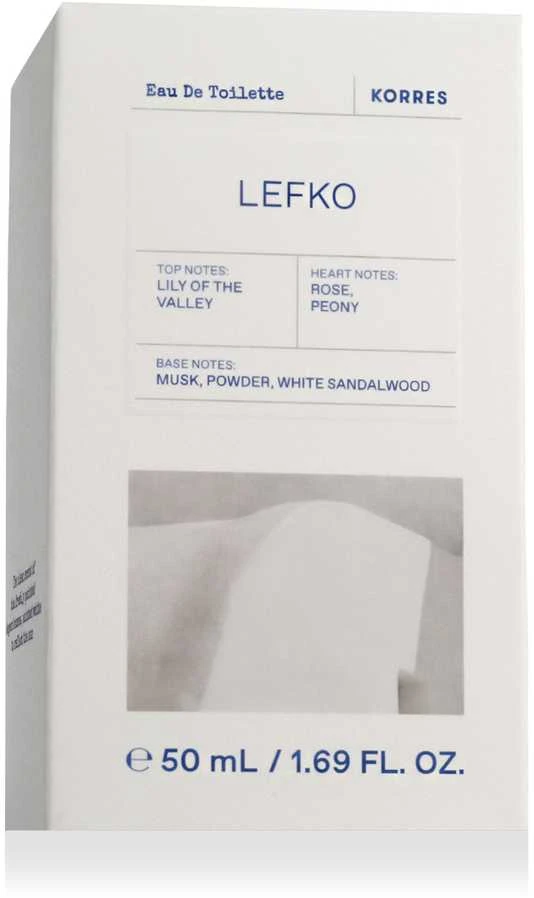 Korres Lefko EDT tualetinis vanduo unisex, 50 ml
