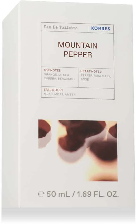 Korres Mountain Pepper EDT tualetinis vanduo Unisex, 50 ml