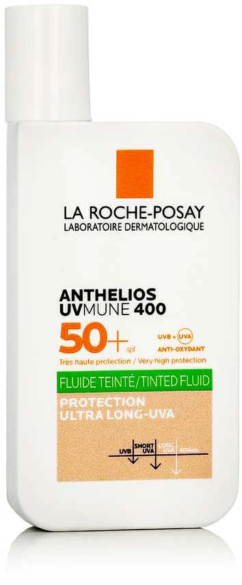 La Roche-Posay Anthelios UVmune 400 Tinted Fluid SPF 50+ apsauginis fluidas nuo saulės veidui, 50 ml