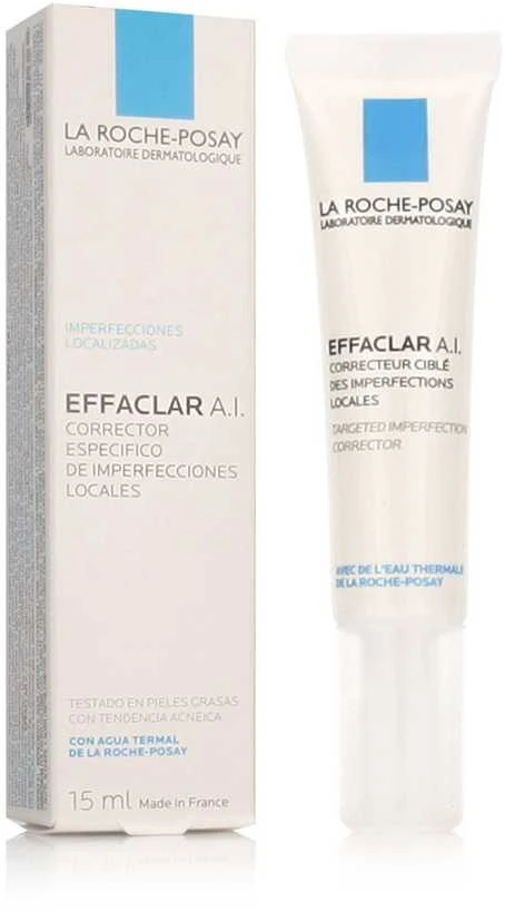 La Roche Posay Effaclar A.I. koreguojantis veido kremas probleminei ir riebiai odai, 15 ml