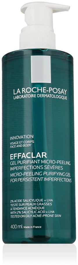 LA ROCHE-POSAY Effaclar Micro Peeling valomasis gelis, 400 ml