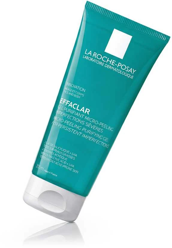 La Roche Posay Effaclar Micro-Peeling Purifying Gel šveičiamasis veido ir kūno prausiklis, 200 ml