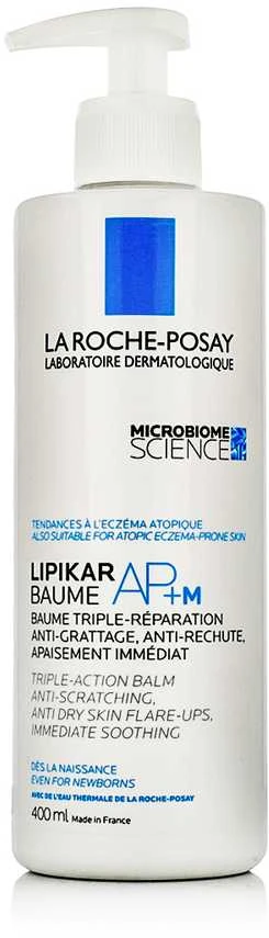 La Roche Posay Lipikar Baume AP+ Balzamas sausai ir atopinio dermatito pažeistai odai, 400 ml