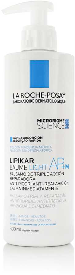 La Roche Posay Lipikar Baume Light AP+M trigubo poveikio losjonas sausai ir jautriai odai, 400 ml
