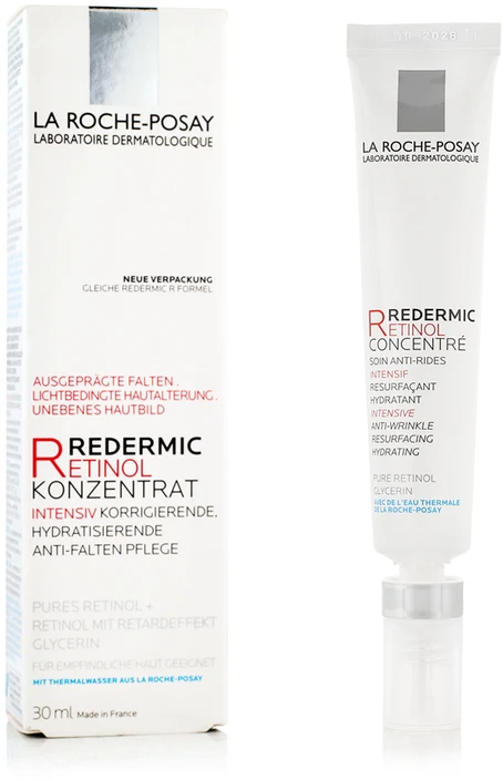 La Roche Posay Redermic Retinol Anti-Ageing Kreminis Gel gelis-kremas brandžiai odai, 30 ml