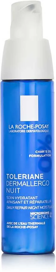 La Roche Posay Toleriane Dermalergo Night naktinis kremas jautriai veido odai, 40 ml