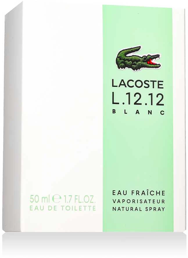 Lacoste L.12.12 Blanc Eau Fraiche EDT tualetinis vanduo For Him EDT tualetinis vanduo vyrams, 50 ml
