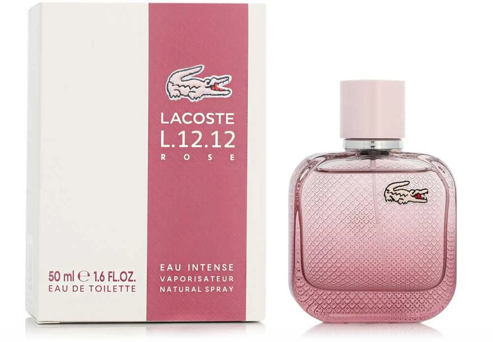 Lacoste Eau de Lacoste L.12.12 Rose Eau Intense EDT tualetinis vanduo moterims, 50 ml