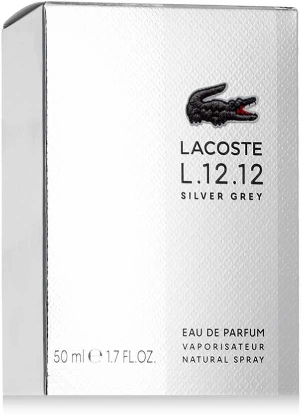 Lacoste L.12.12 Sidabrinis Pilkas EDP parfumuotas vanduo vyrams, 50 ml