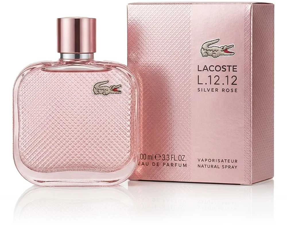 Lacoste L.12.12 Sidabrinis Rose EDP parfumuotas vanduo moterims, 100 ml