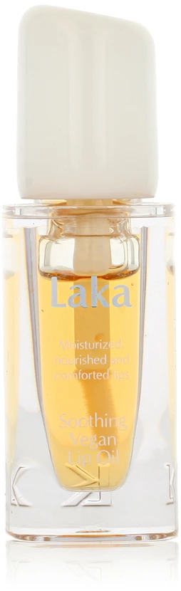 Laka - raminamasis veganiškas lūpų aliejus - #MaitinamojiGeltona