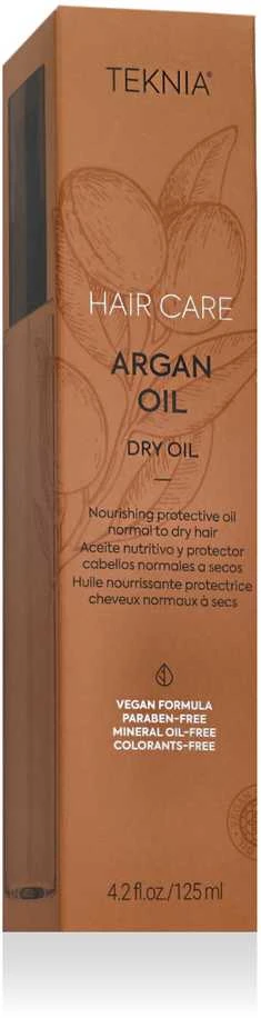 Aliejus plaukams Lakme Teknia Argan Dry Oil, lengvos tekstūros, neapsunkina plaukų, 125 ml