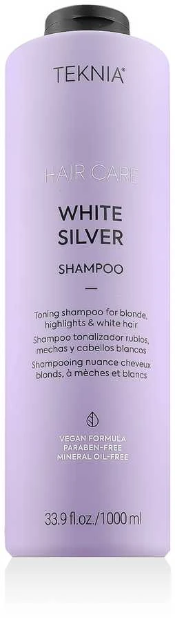 Lakme Teknia Baltas Sidabrinis Šampūnas, 1000 ml
