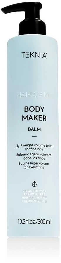 Apimties plaukams suteikiantis balzamas Lakme Teknia Body Maker Balm, ploniems ir silpniems plaukams, 300 ml