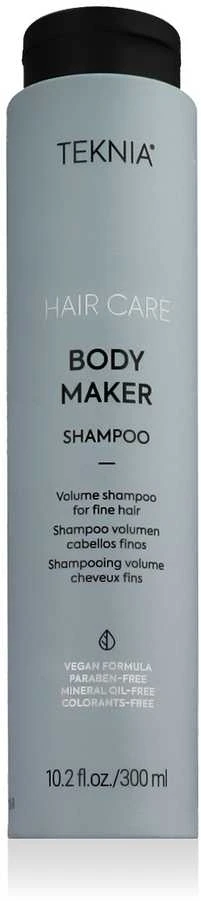 Apimties plaukams suteikiantis šampūnas Lakme Teknia Body Maker Šampūnas, ploniems ir silpniems plaukams, 300 ml