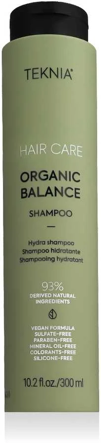Drėkinamasis šampūnas plaukams Lakme Teknia Organic Balance Šampūnas, 300 ml