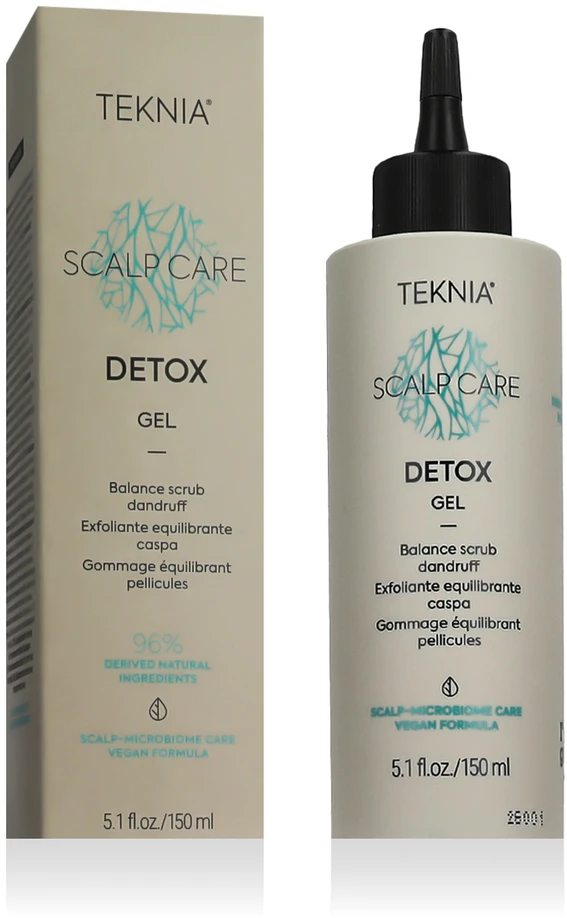Galvos odos šveitiklis Lakme Teknia Scalp Care Detox Gel, giliai valantis galvos odą, nuo pleiskanų, 150 ml