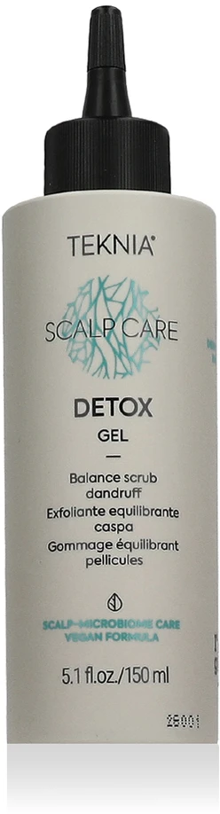 Galvos odos šveitiklis Lakme Teknia Scalp Care Detox Gel, giliai valantis galvos odą, nuo pleiskanų, 150 ml
