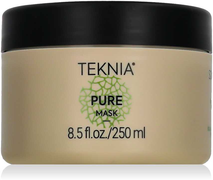 Kaukė galvos odai Lakme Teknia Pure Mask, giliai valanti, reguliuojanti sebumo išsiskyrimą, 250 ml